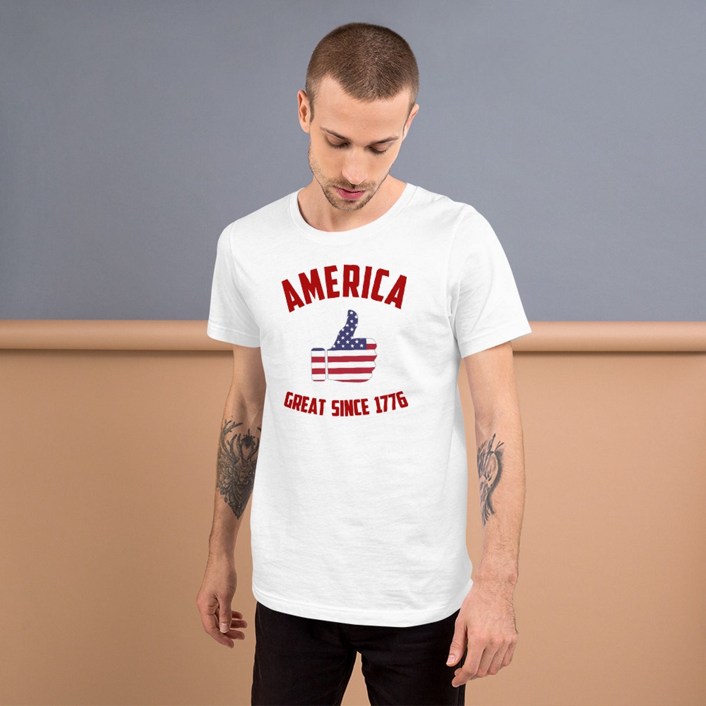 4th of July. America Great Since 1776. Short-Sleeve Unisex T-Shirt