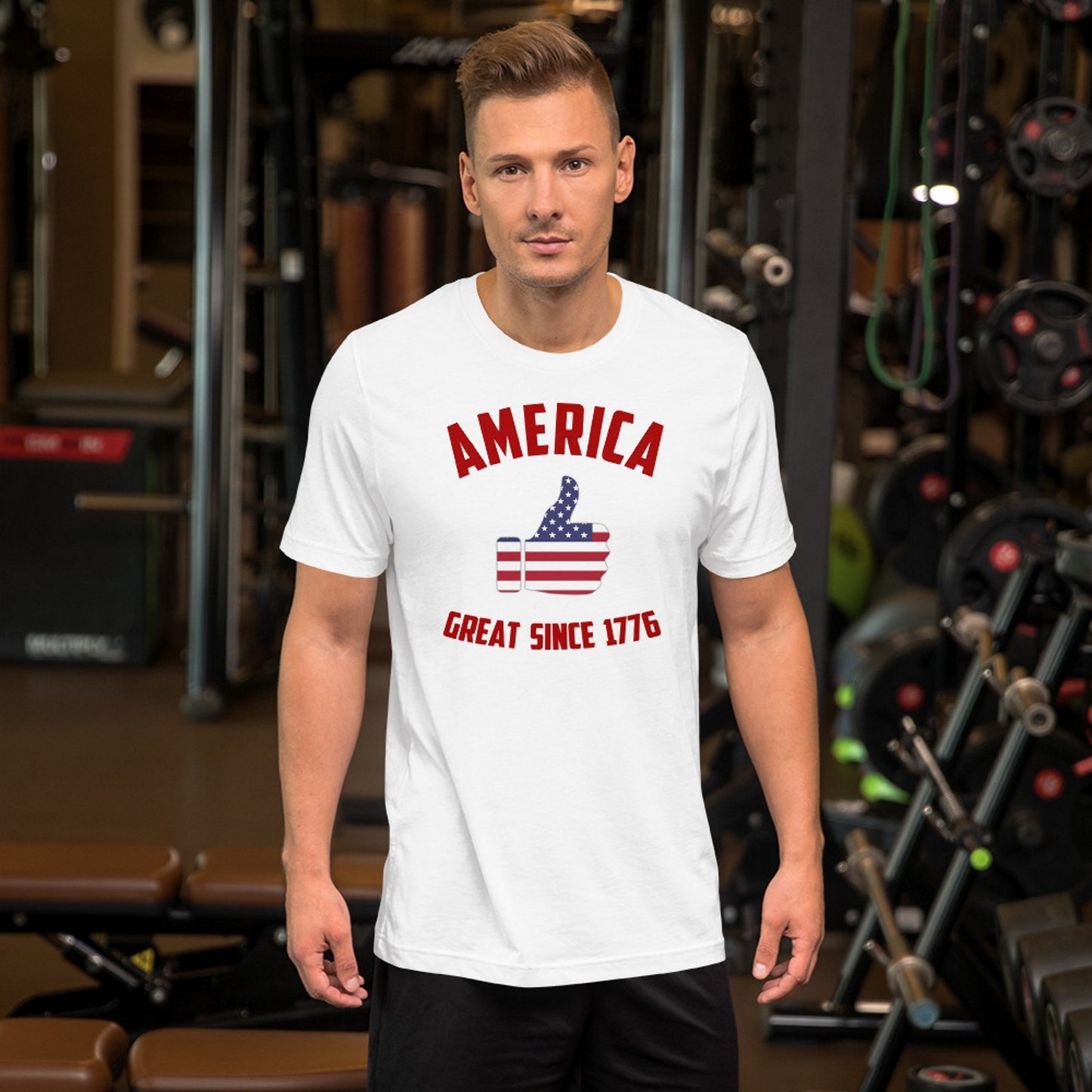 4th of July. America Great Since 1776. Short-Sleeve Unisex T-Shirt
