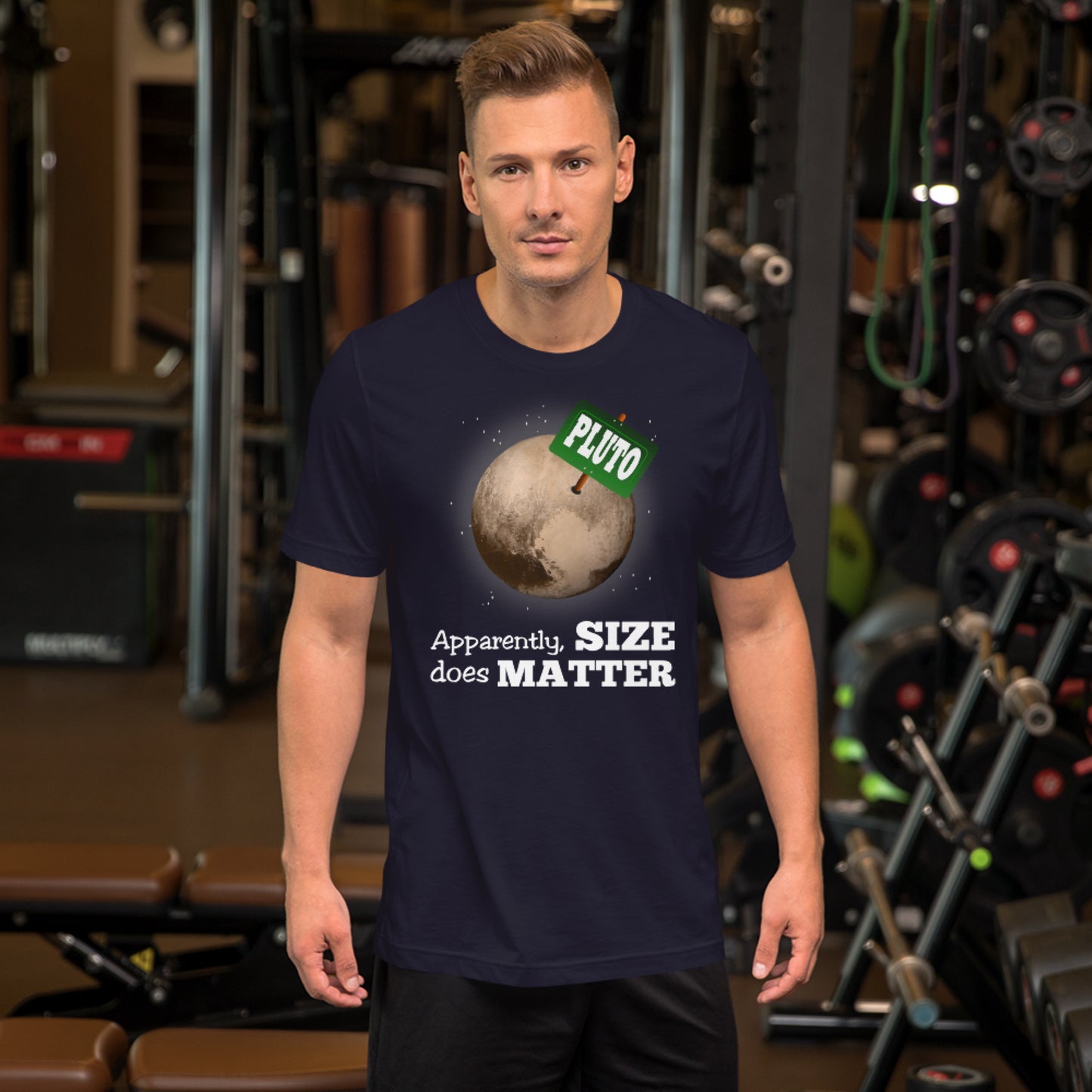 Pluto. Apparently Size Does Matter. Short-Sleeve Unisex T-Shirt