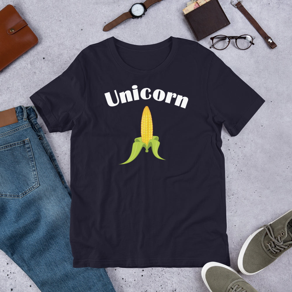 Unicorn - Corn. Short-Sleeve Unisex T-Shirt
