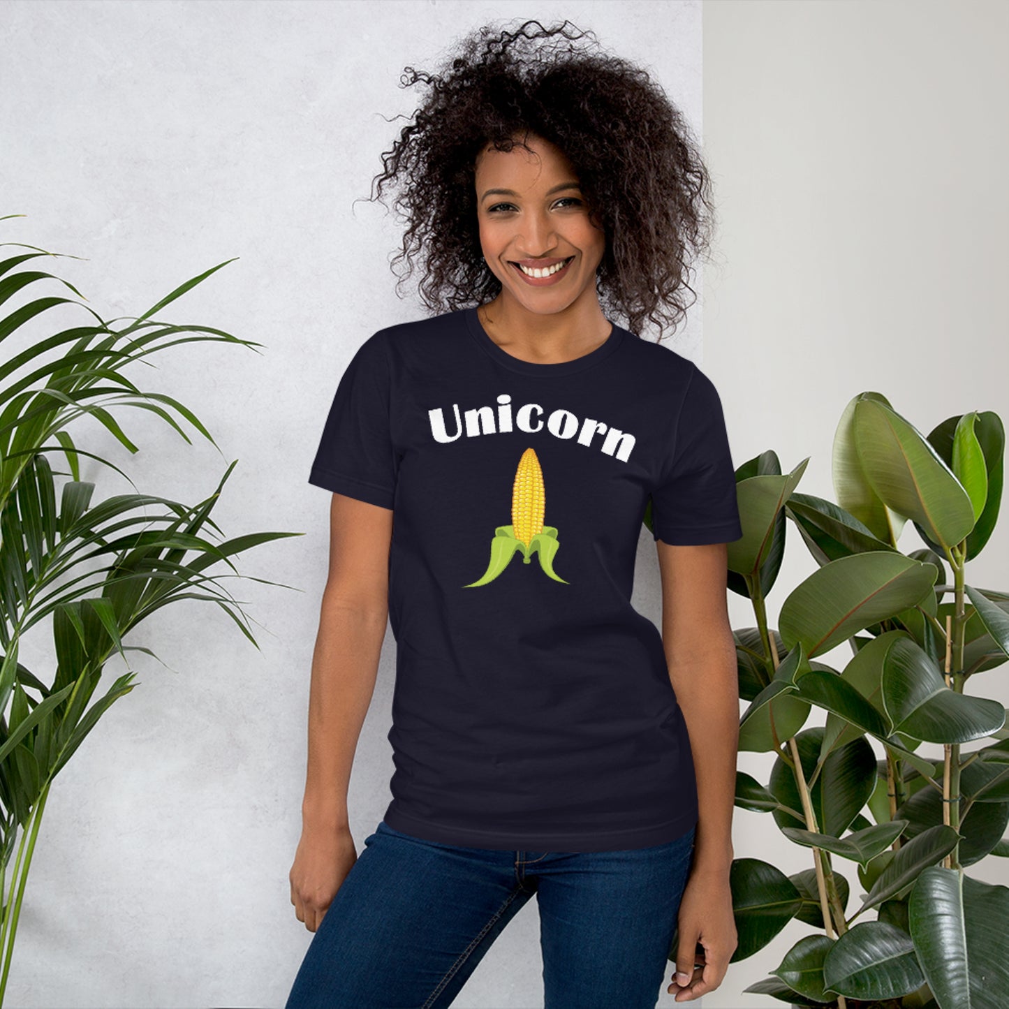 Unicorn - Corn. Short-Sleeve Unisex T-Shirt