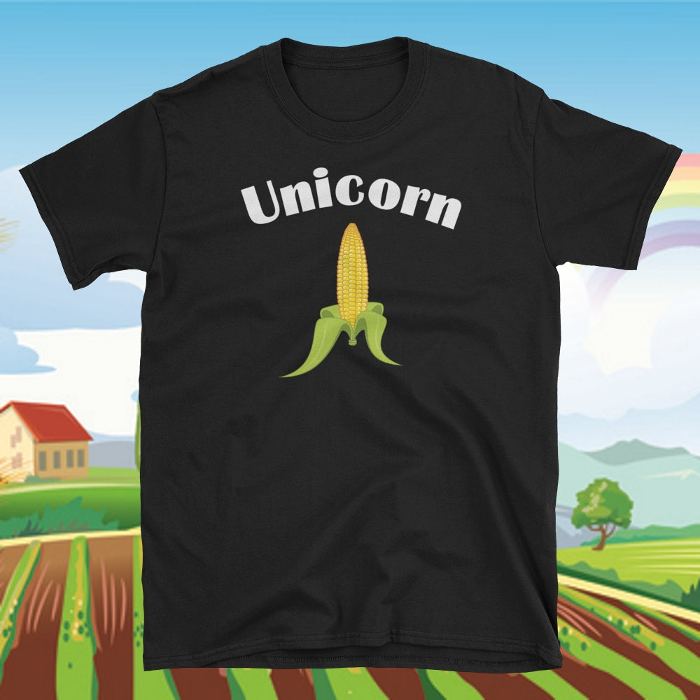 Unicorn - Corn. Short-Sleeve Unisex T-Shirt