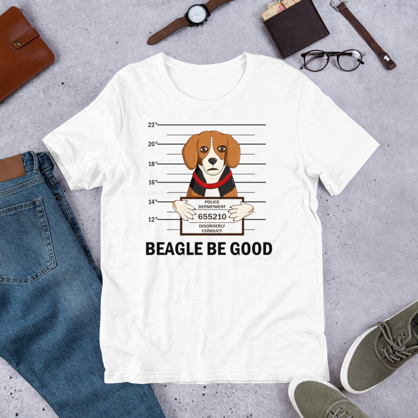 Beagle Be Good. Short-Sleeve Unisex T-Shirt