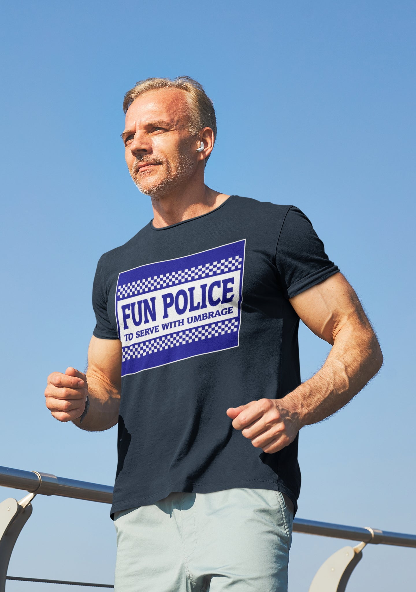 Fun Police - To Serve With Umbrage. Short-Sleeve Unisex T-Shirt