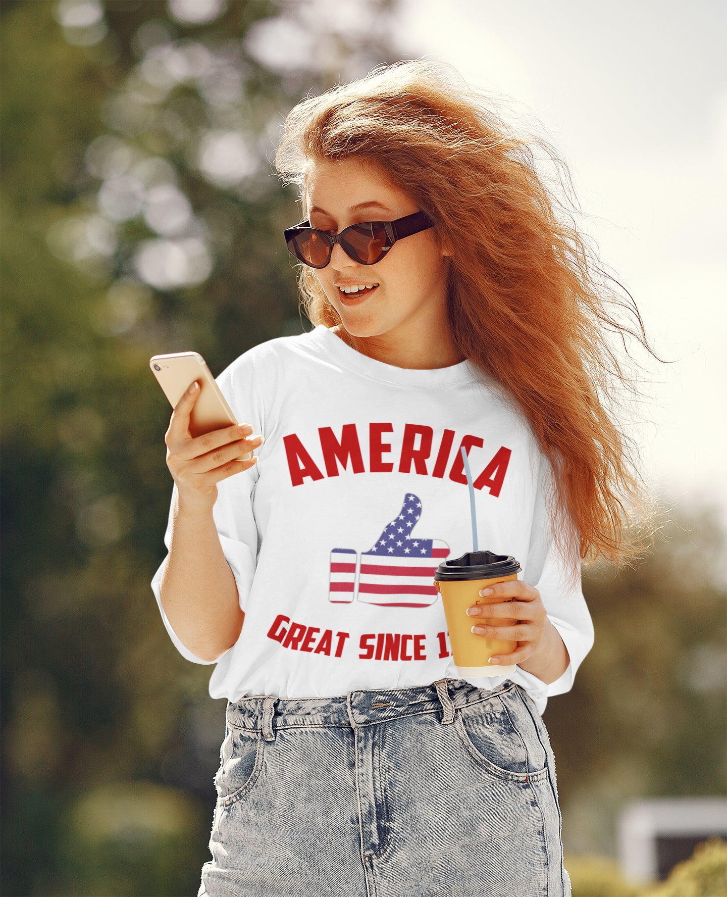 4th of July. America Great Since 1776. Short-Sleeve Unisex T-Shirt