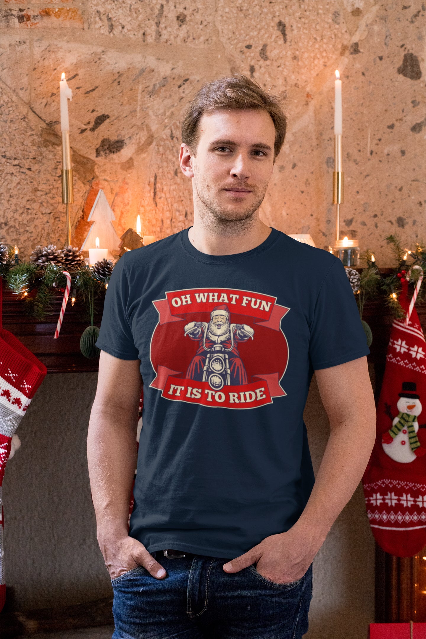 Oh What Fun It Is To Ride. Short-Sleeve Unisex T-Shirt