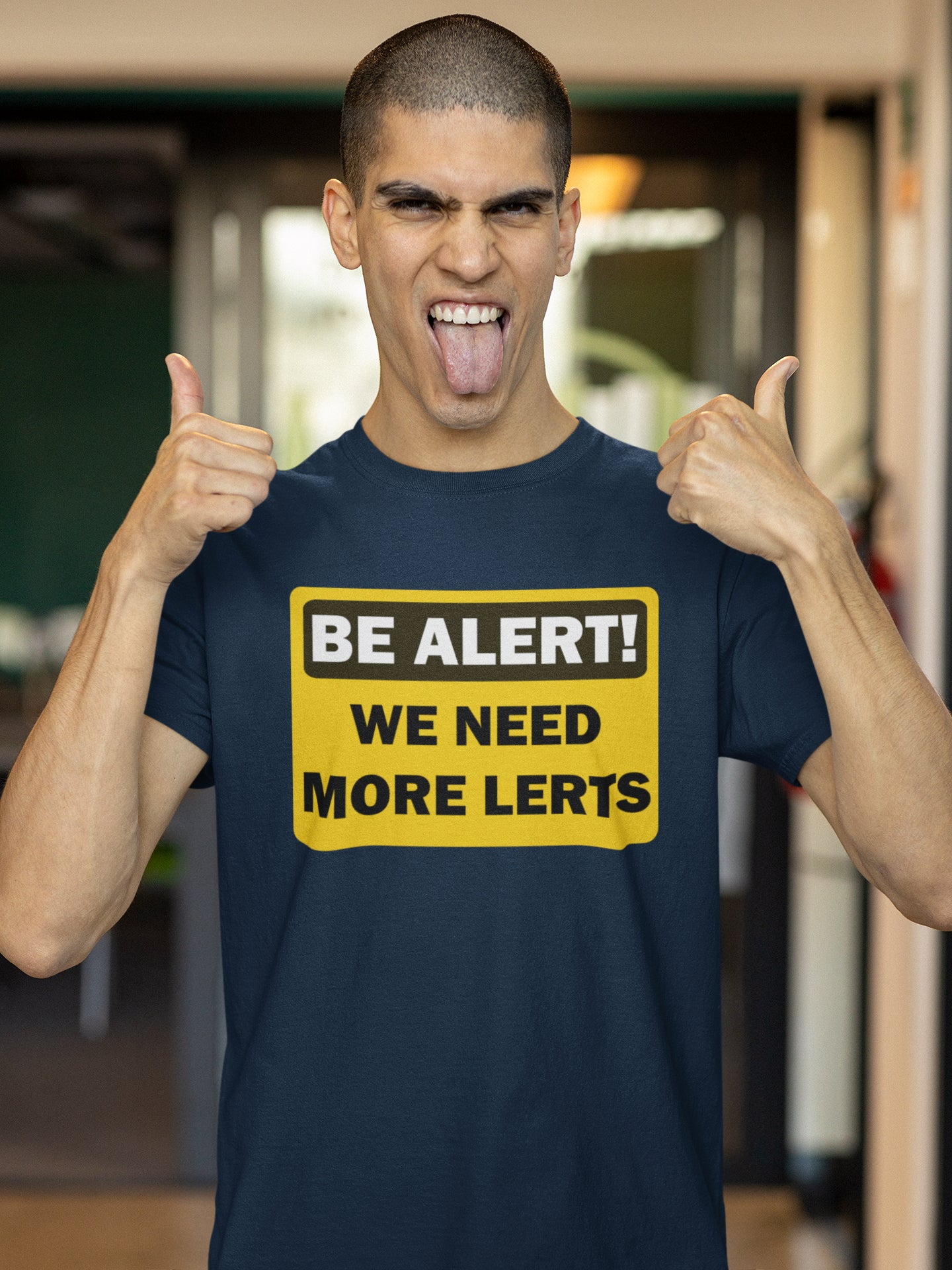 Be Alert! We Need More Lerts. Short-Sleeve Unisex T-Shirt