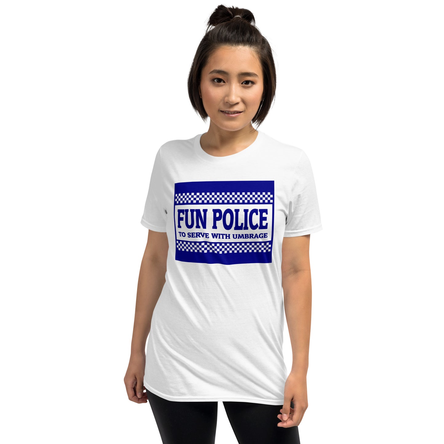 Fun Police - To Serve With Umbrage. Short-Sleeve Unisex T-Shirt
