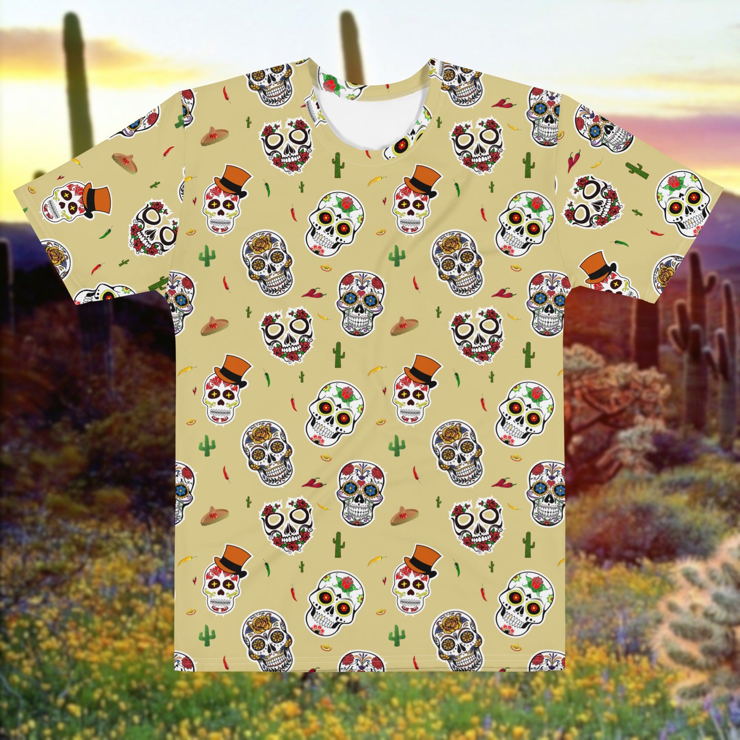 Day of the Dead. Adult unisex all-over print t-shirt.