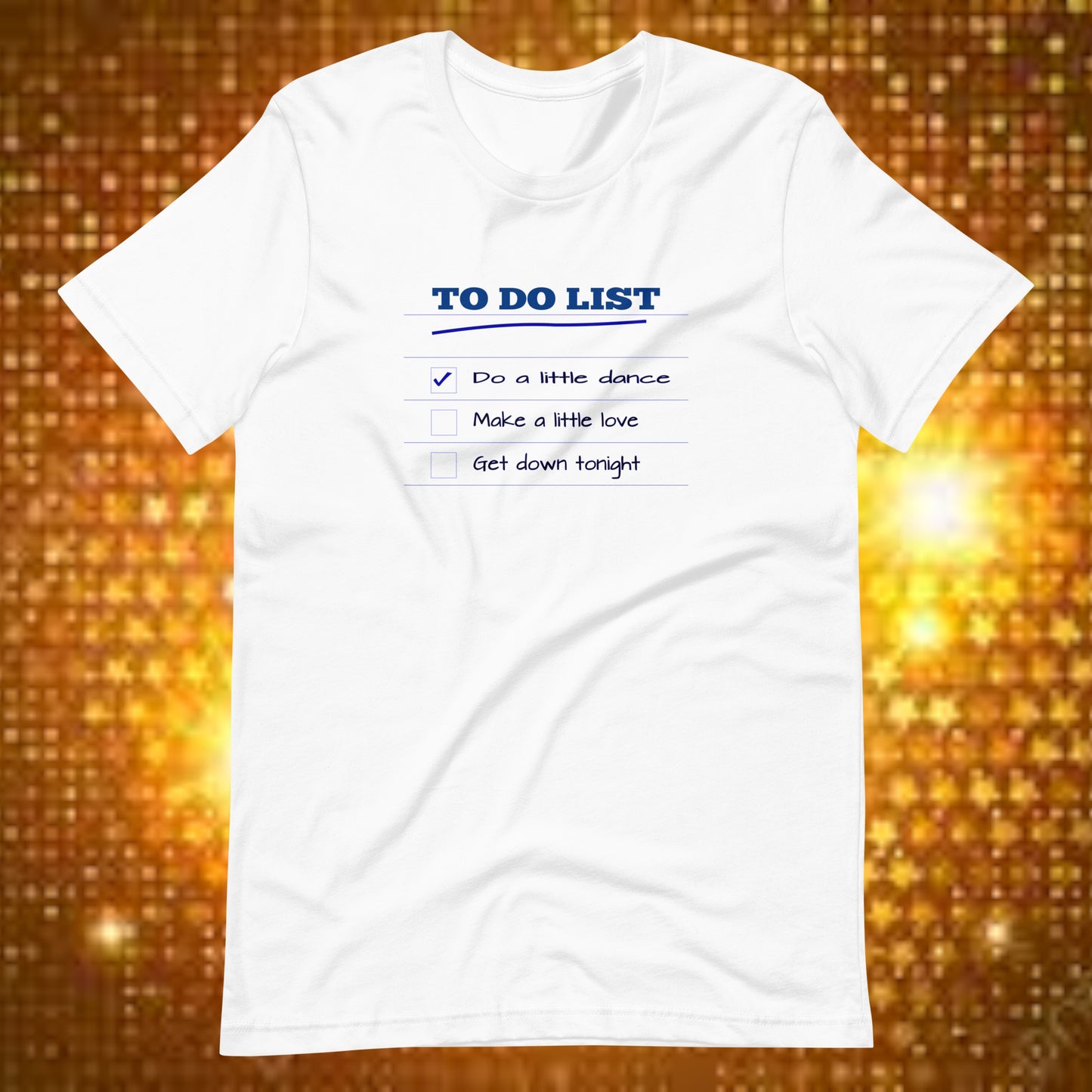 To Do List. Unisex t-shirt