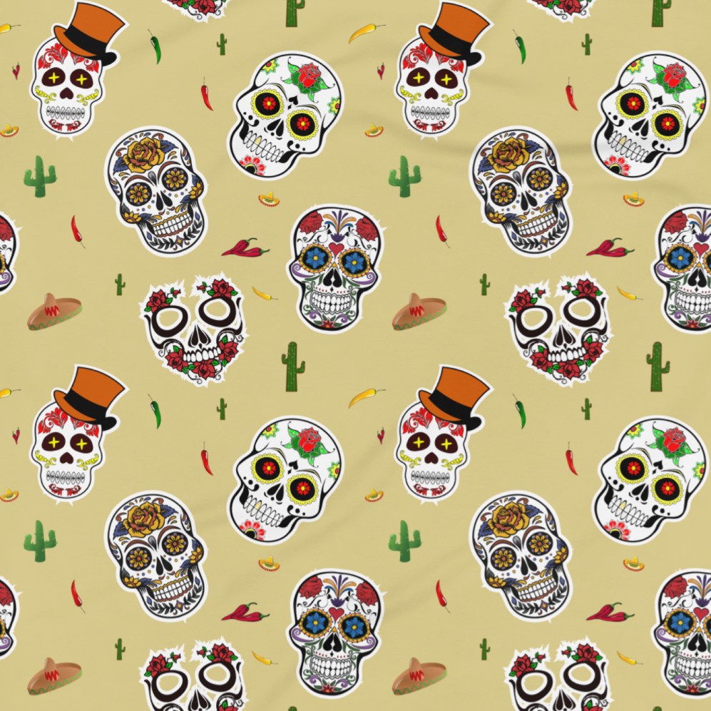 Day of the Dead. Adult unisex all-over print t-shirt.