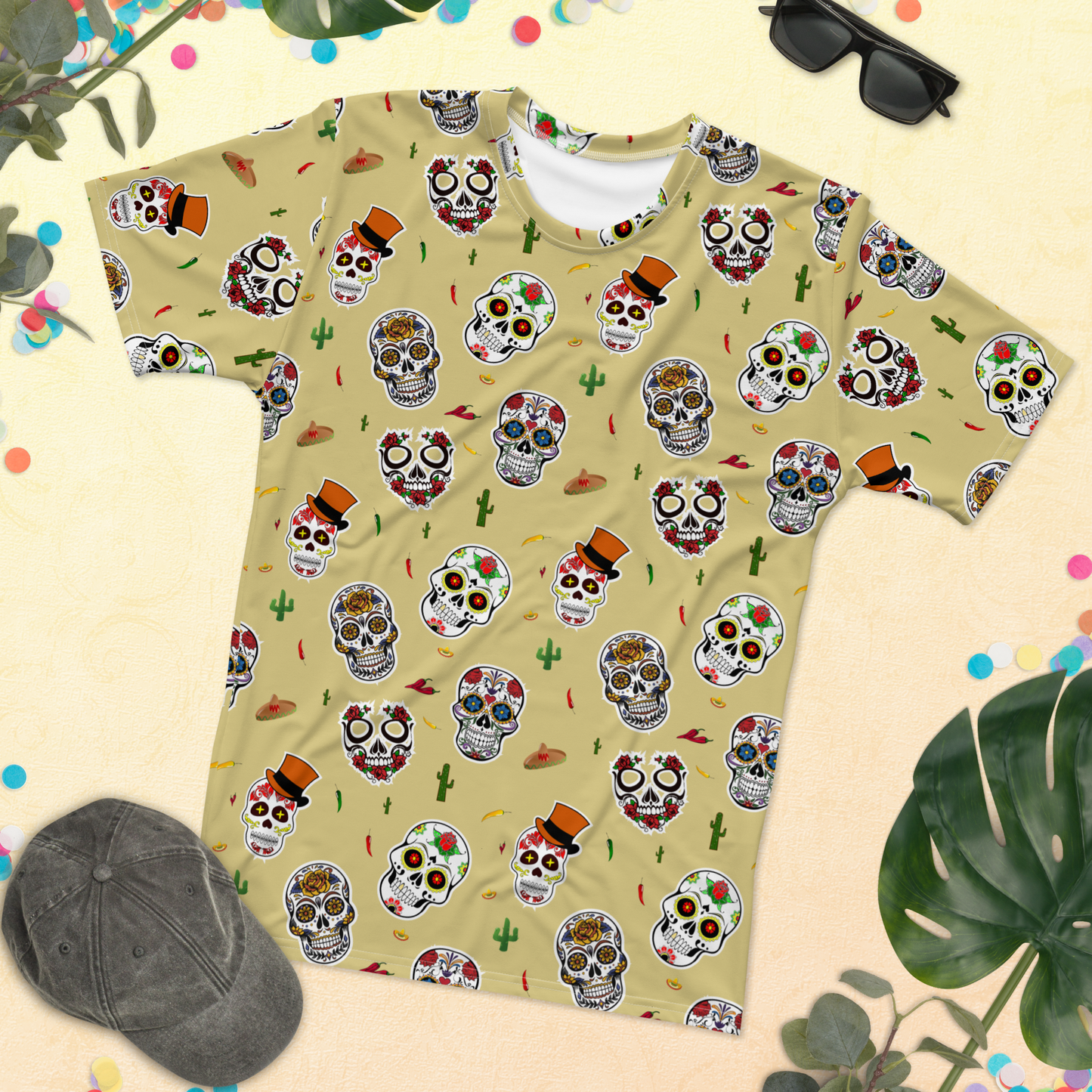 Day of the Dead. Adult unisex all-over print t-shirt.