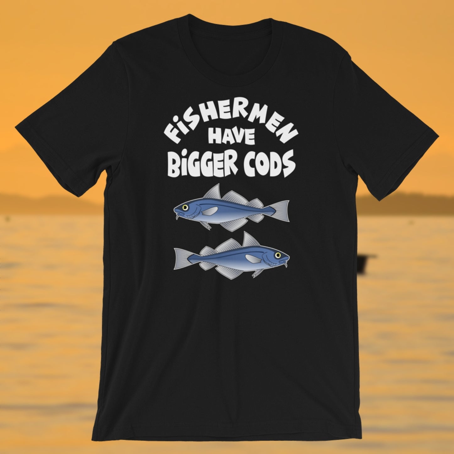 Fishermen have bigger cods. Short-Sleeve Unisex T-Shirt