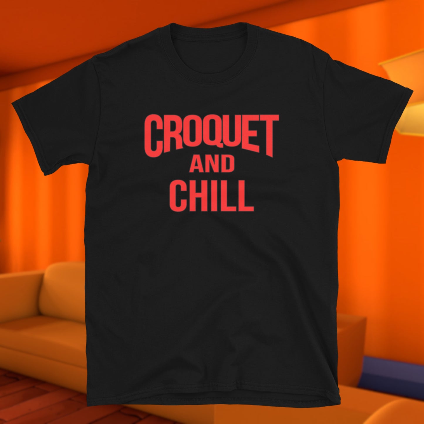 Croquet and Chill. Short-Sleeve Unisex T-Shirt