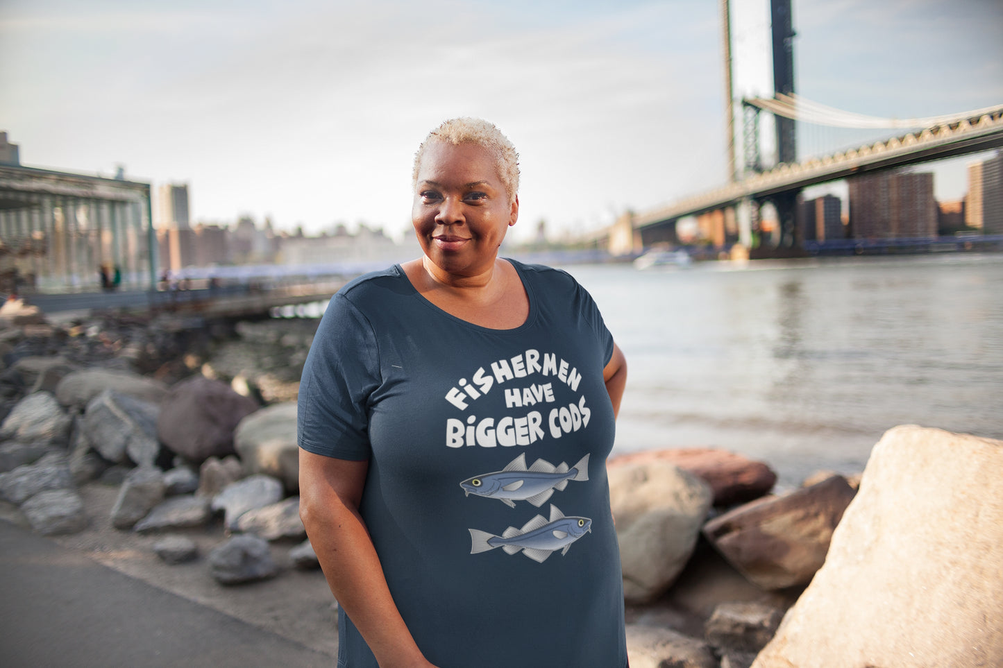 Fishermen have bigger cods. Short-Sleeve Unisex T-Shirt