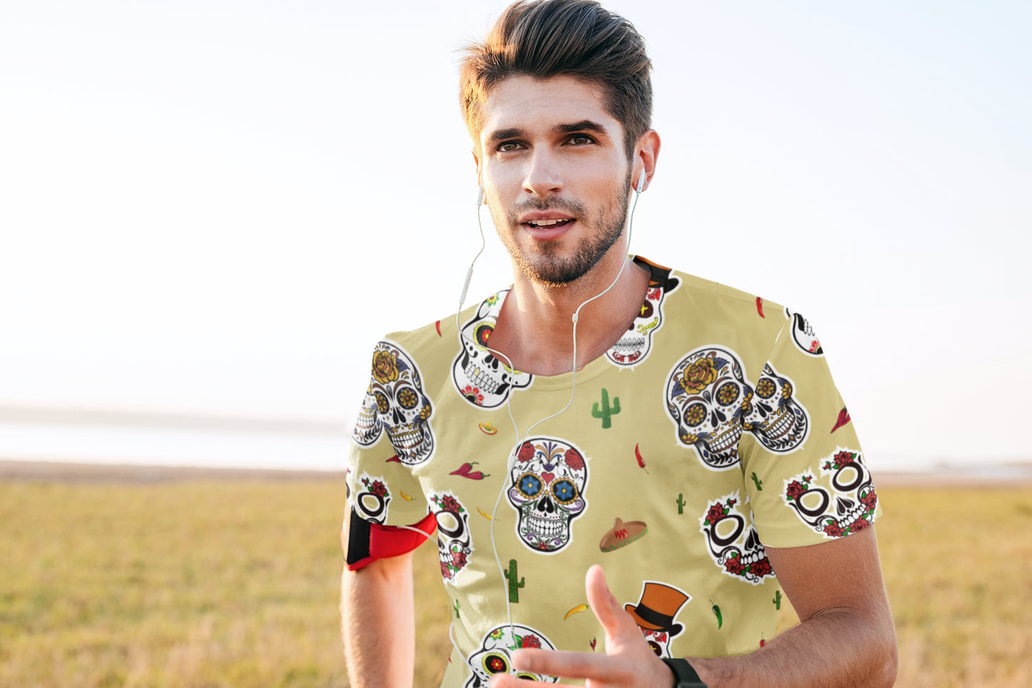 Day of the Dead. Adult unisex all-over print t-shirt.