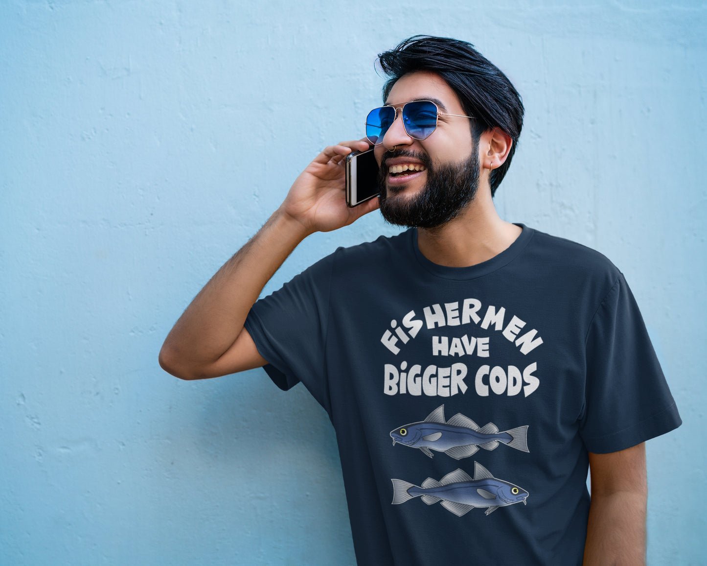 Fishermen have bigger cods. Short-Sleeve Unisex T-Shirt