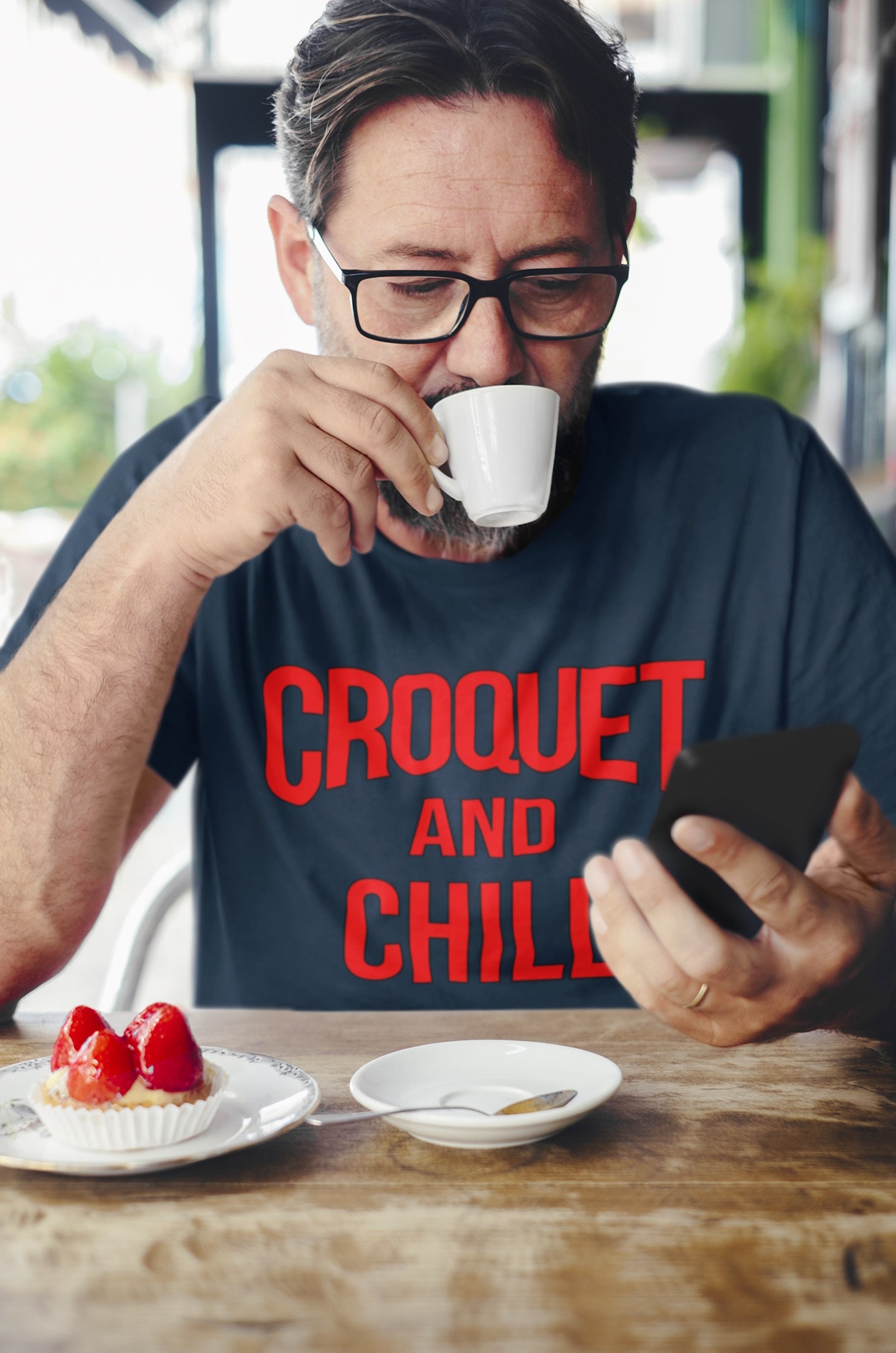 Croquet and Chill. Short-Sleeve Unisex T-Shirt