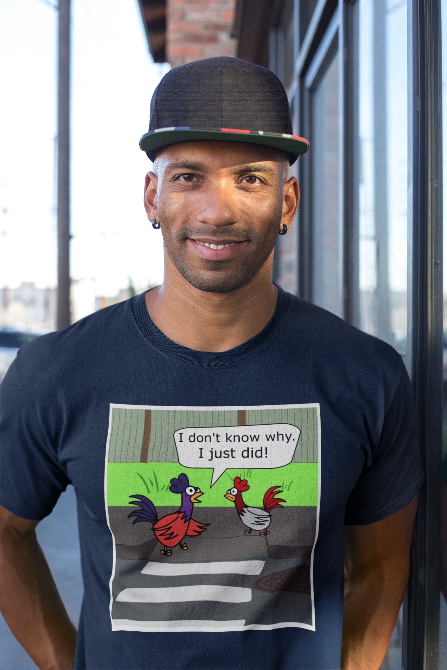 Why Did The Chicken Cross The Road? Short-Sleeve Unisex T-Shirt