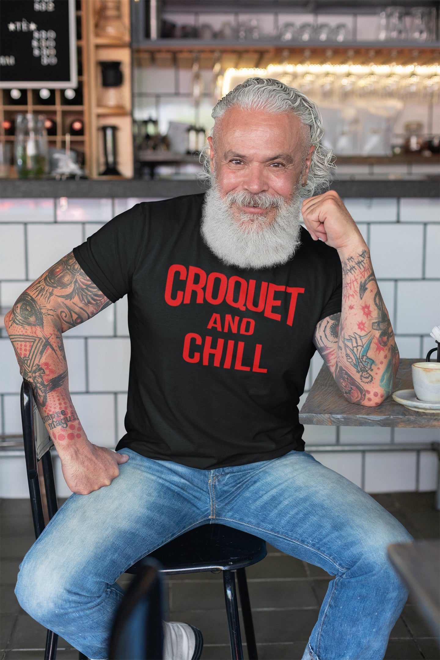 Croquet and Chill. Short-Sleeve Unisex T-Shirt