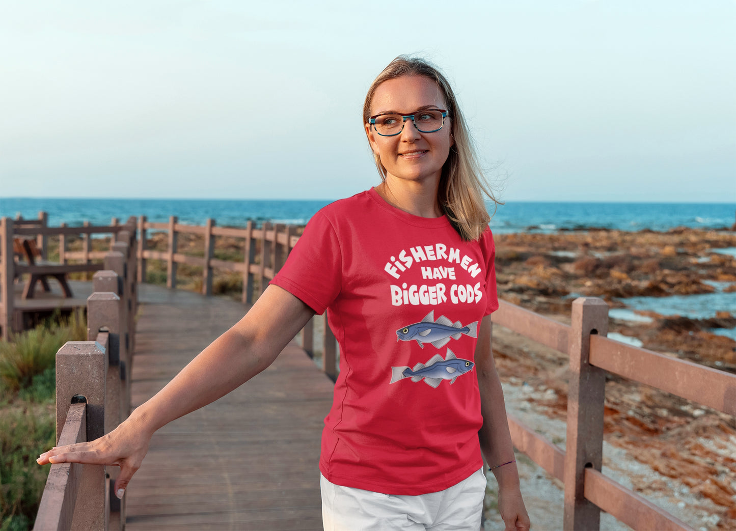 Fishermen have bigger cods. Short-Sleeve Unisex T-Shirt