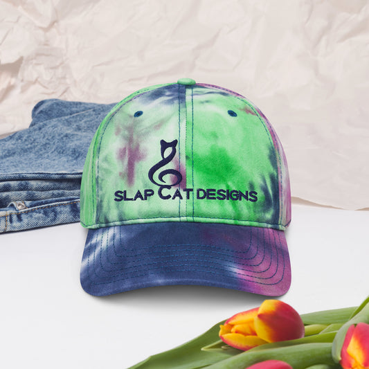 Slap Cat Designs tie dye hat