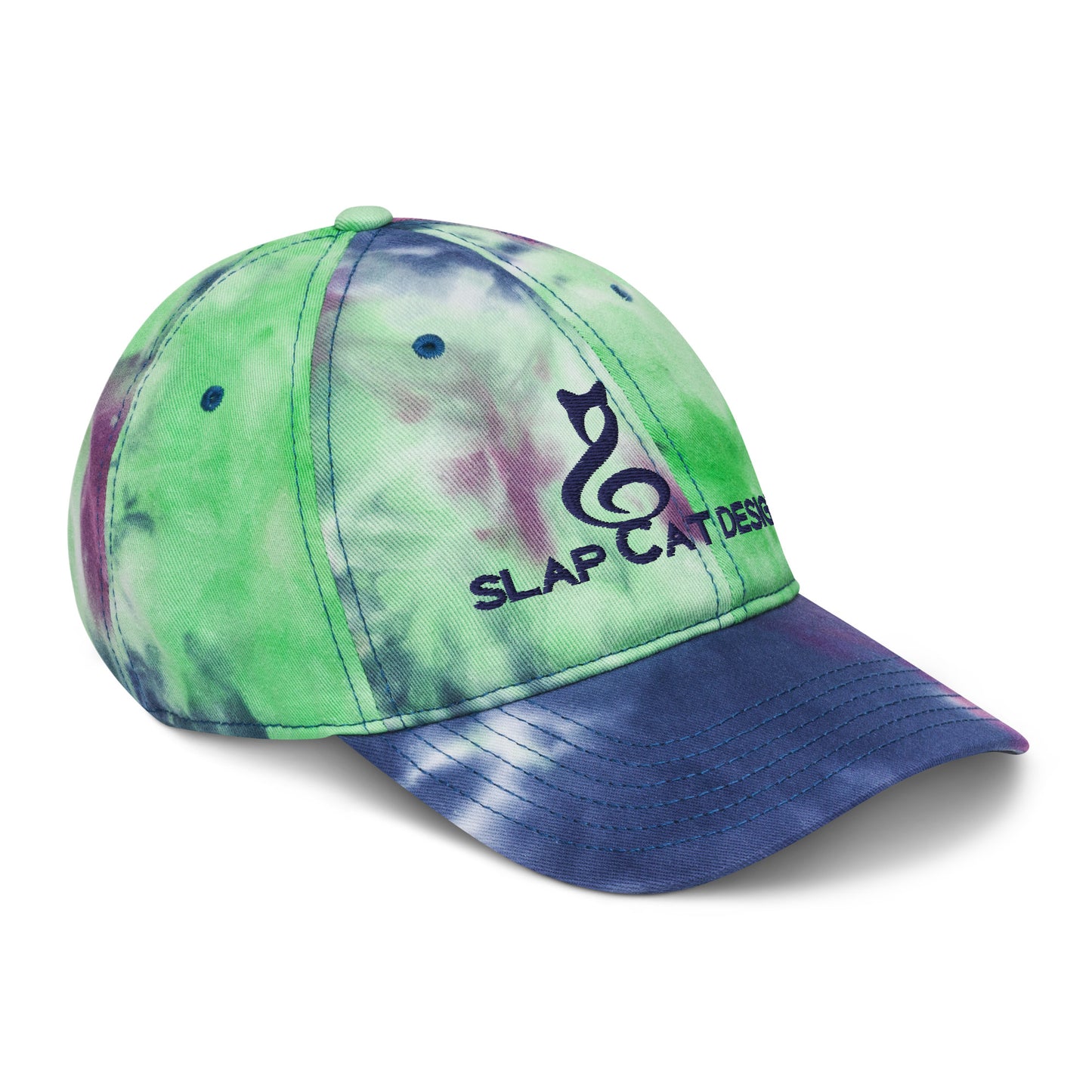 Slap Cat Designs tie dye hat