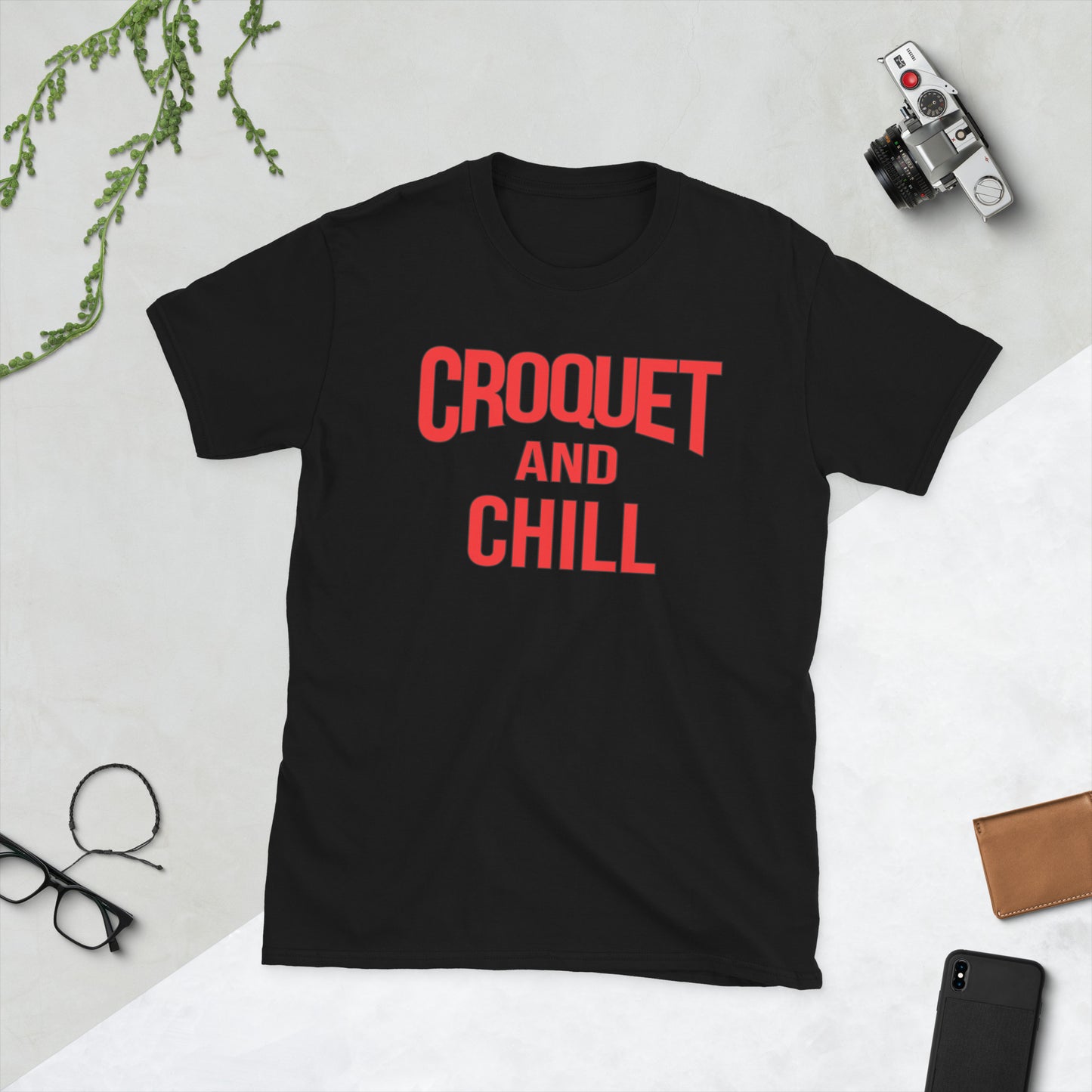 Croquet and Chill. Short-Sleeve Unisex T-Shirt