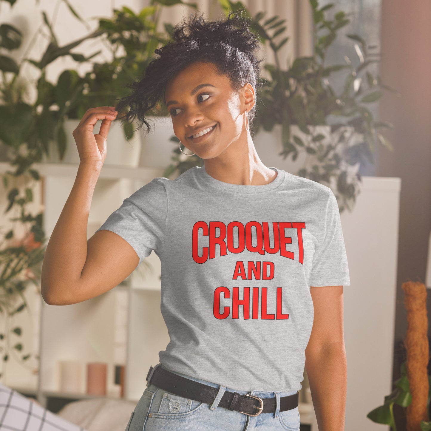 Croquet and Chill. Short-Sleeve Unisex T-Shirt