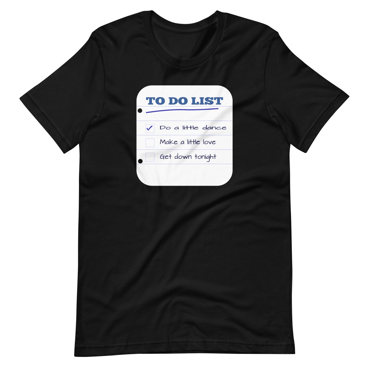 To Do List. Unisex t-shirt