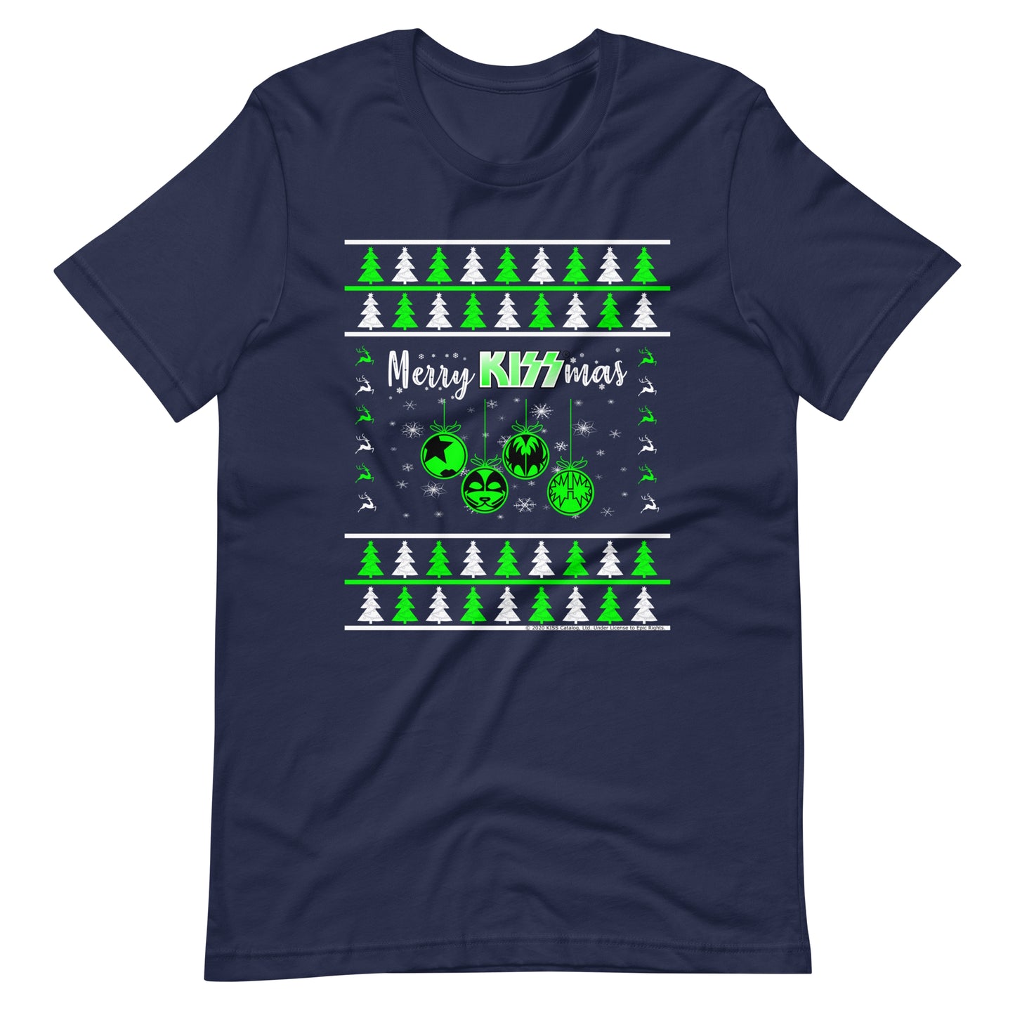 Merry Kissmas - Christmas Sweater Design. Unisex t-shirt