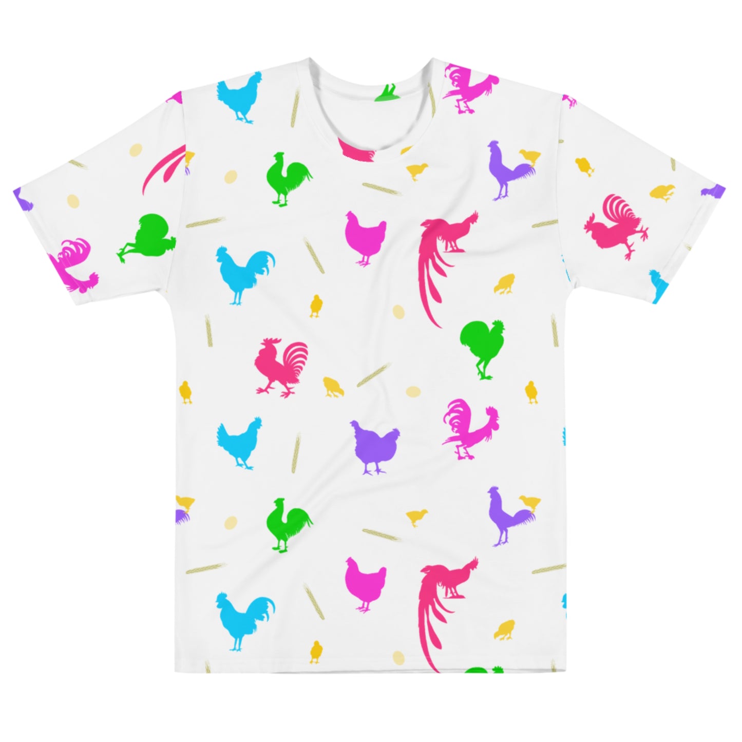 Chickens, chickens everywhere. Adult Unisex T-shirt