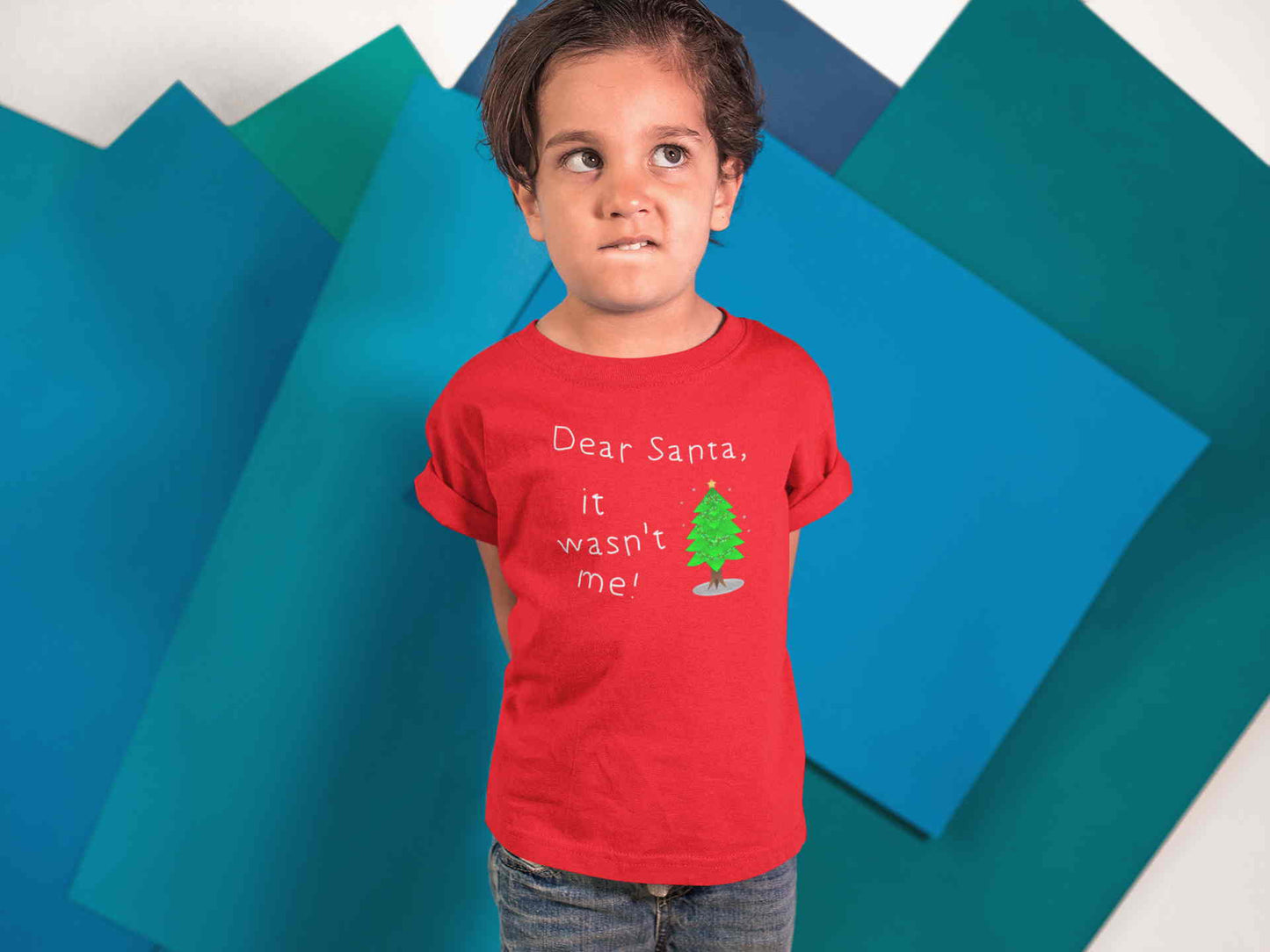 Dear Santa. It Wasn't Me. Kids T-shirt