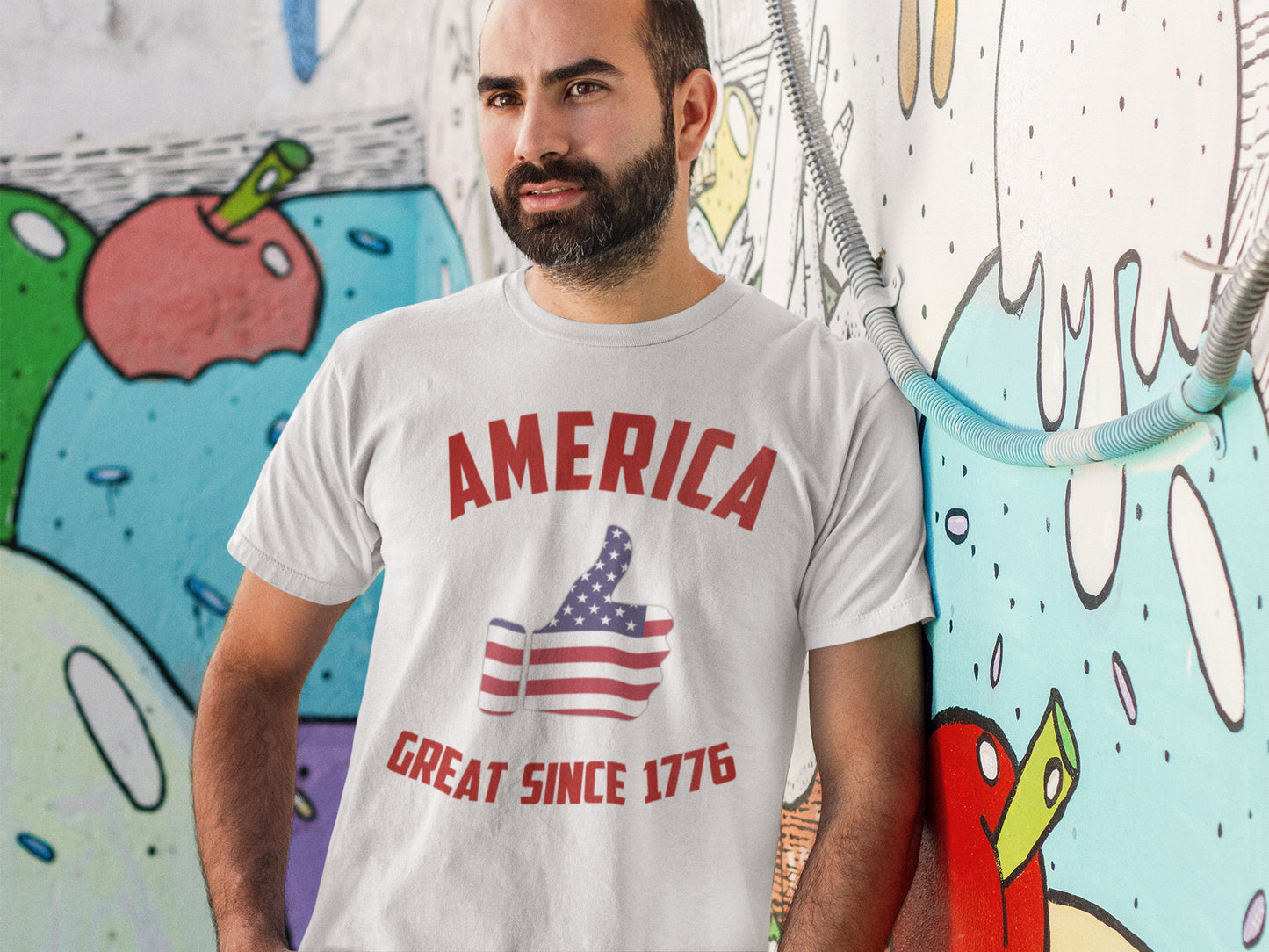 4th of July. America Great Since 1776.   Short-Sleeve Unisex T-Shirt