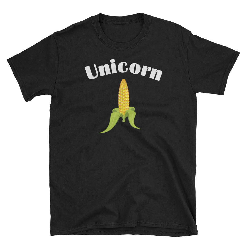 Unicorn - Corn.   Short-Sleeve Unisex T-Shirt