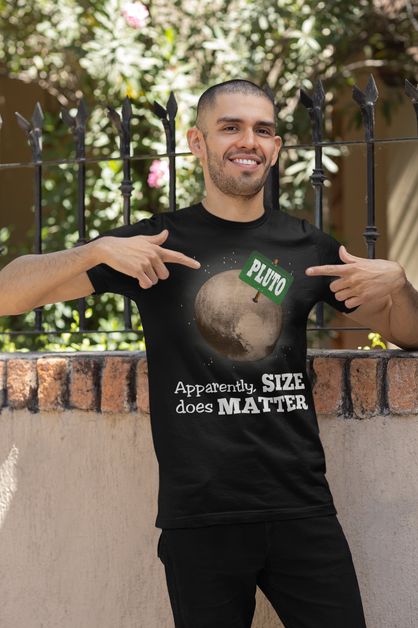 Pluto. Apparently Size Does Matter.  Short-Sleeve Unisex T-Shirt