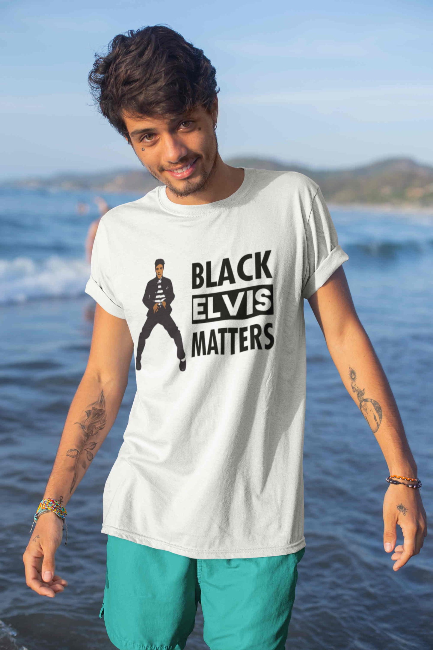 Black Elvis Matters.  Short-Sleeve Unisex T-Shirt