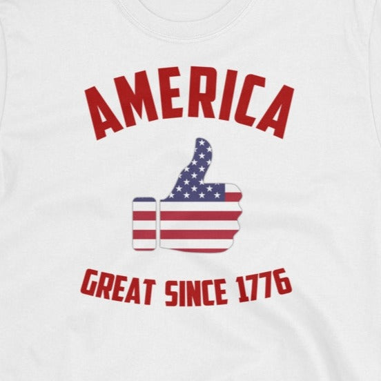 4th of July. America Great Since 1776.   Short-Sleeve Unisex T-Shirt