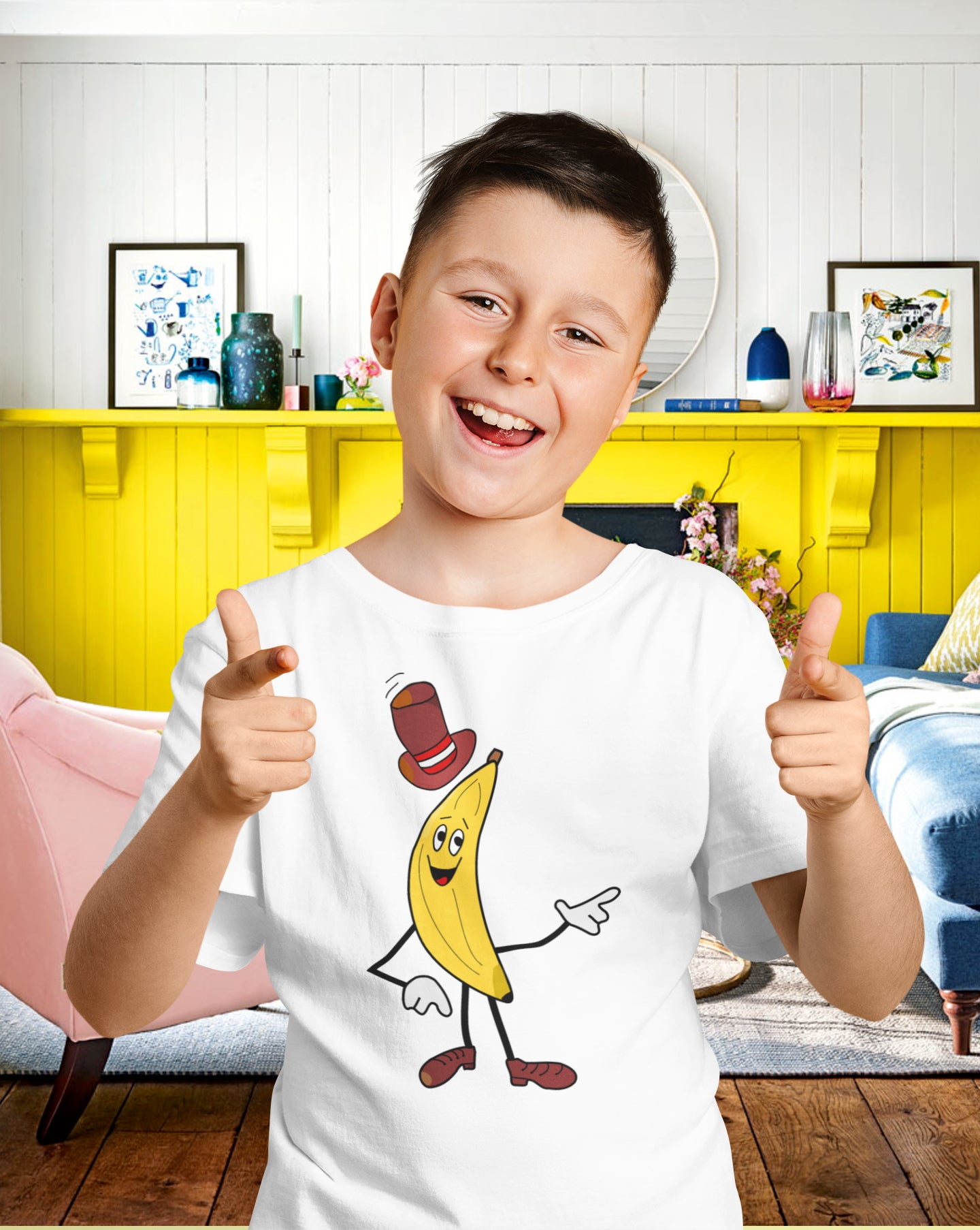 Banana Dandy. Kids Heavy Cotton Tee