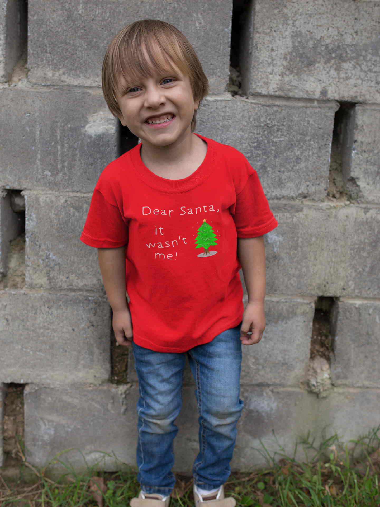 Dear Santa. It Wasn't Me. Kids T-shirt