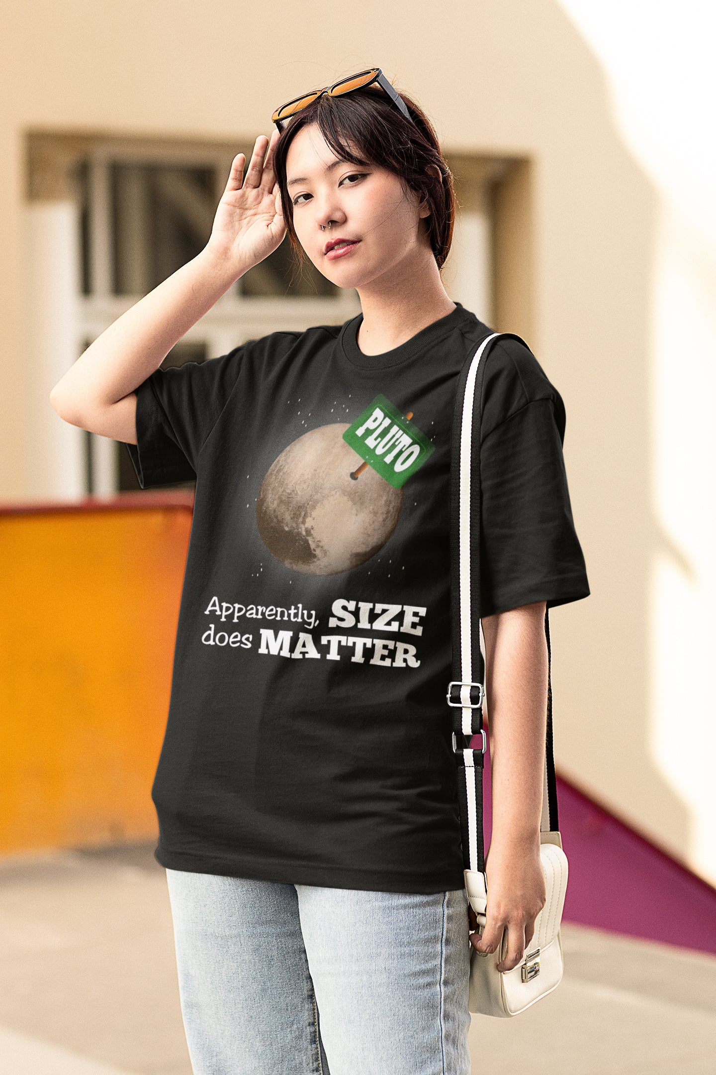 Pluto. Apparently Size Does Matter.  Short-Sleeve Unisex T-Shirt