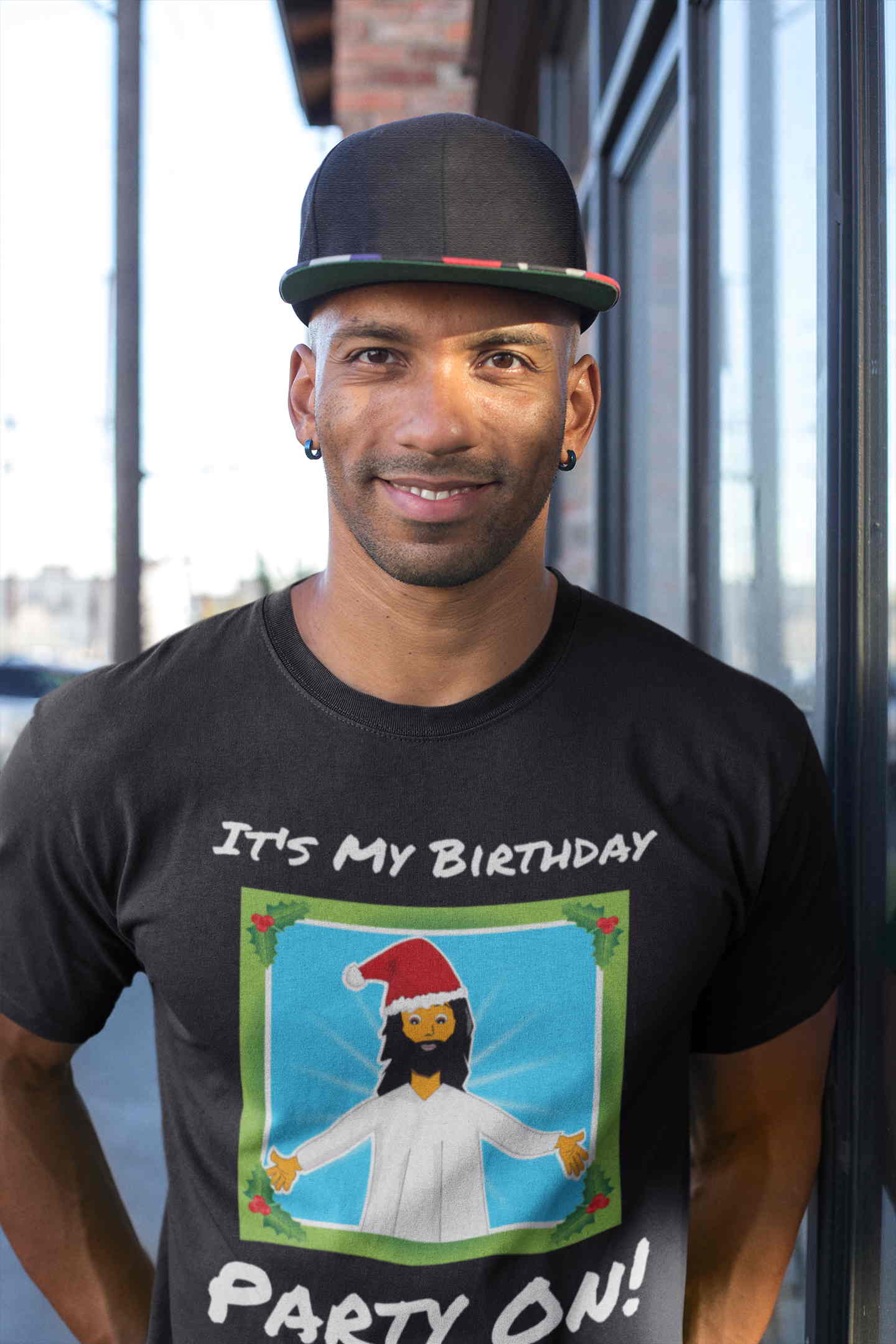 It's My Birthday - Party On. Adult classic Christmas t-shirt