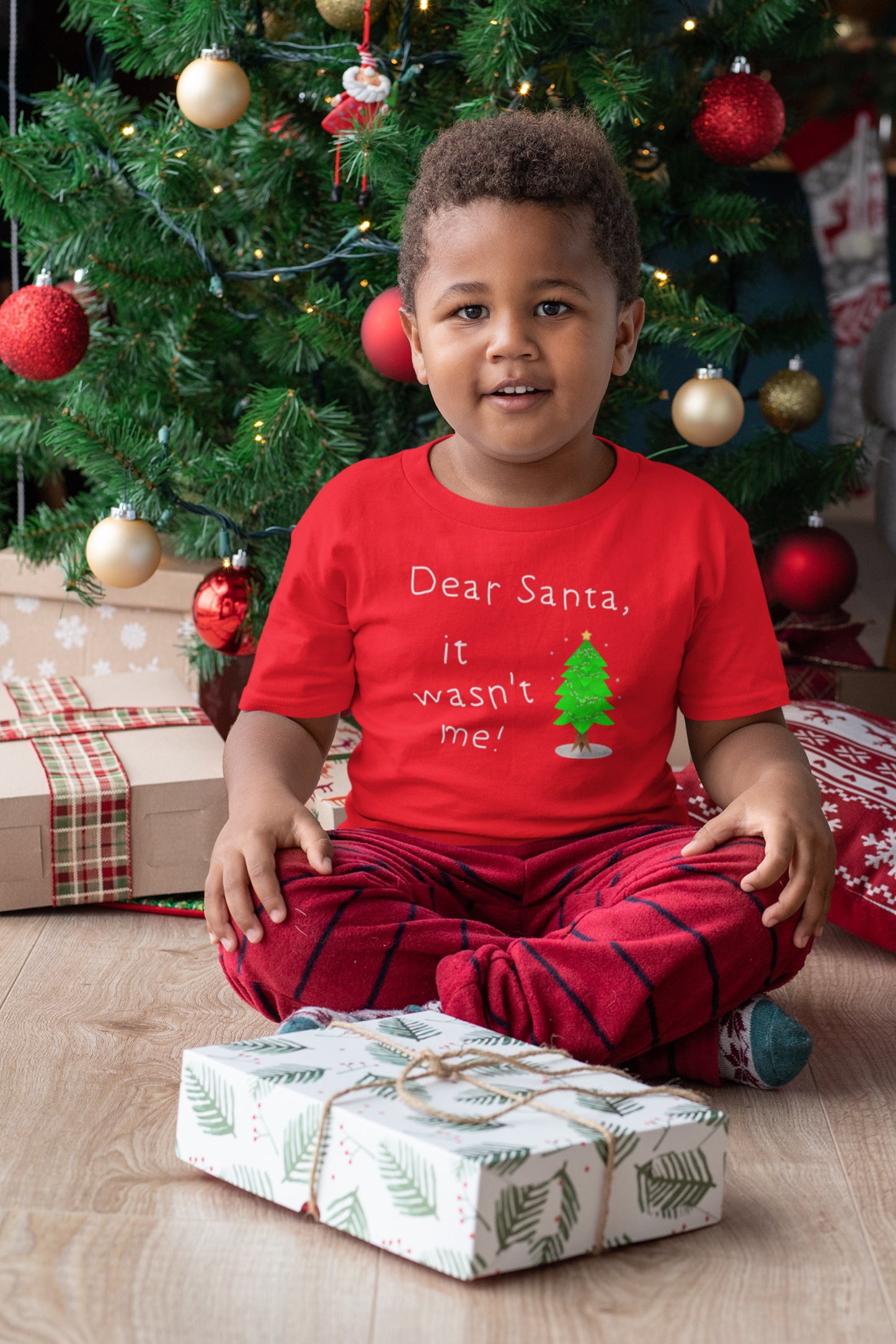 Dear Santa. It Wasn't Me. Kids T-shirt