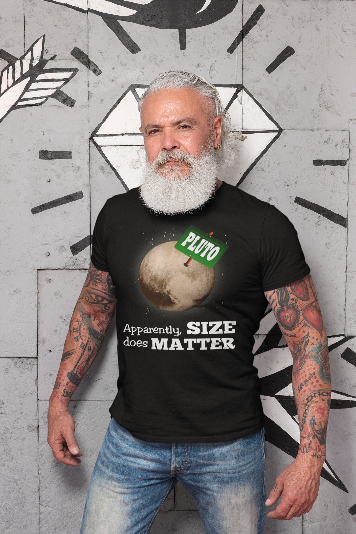 Pluto. Apparently Size Does Matter.  Short-Sleeve Unisex T-Shirt